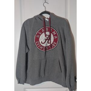 Alabama Crimson Tide Hoodie Sweatshirt Gray Pullover NCAA Mens 2X